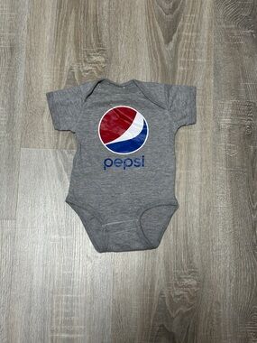Rabbit Skins Gray Pepsi Logo One-Piece